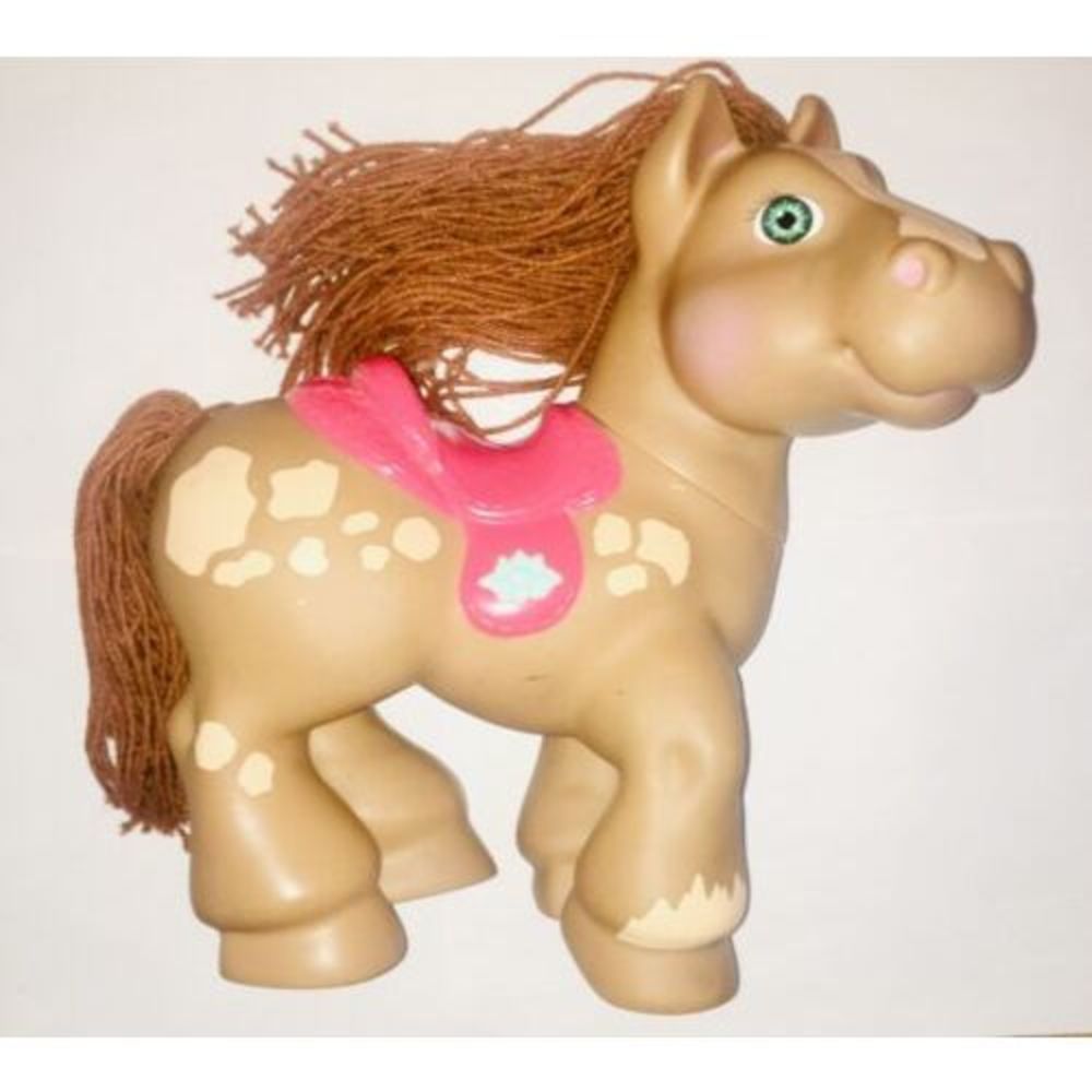 Vintage 1992 Cabbage Patch Kids CRIMP 'N CURL PVC Horse  brown CPK Used